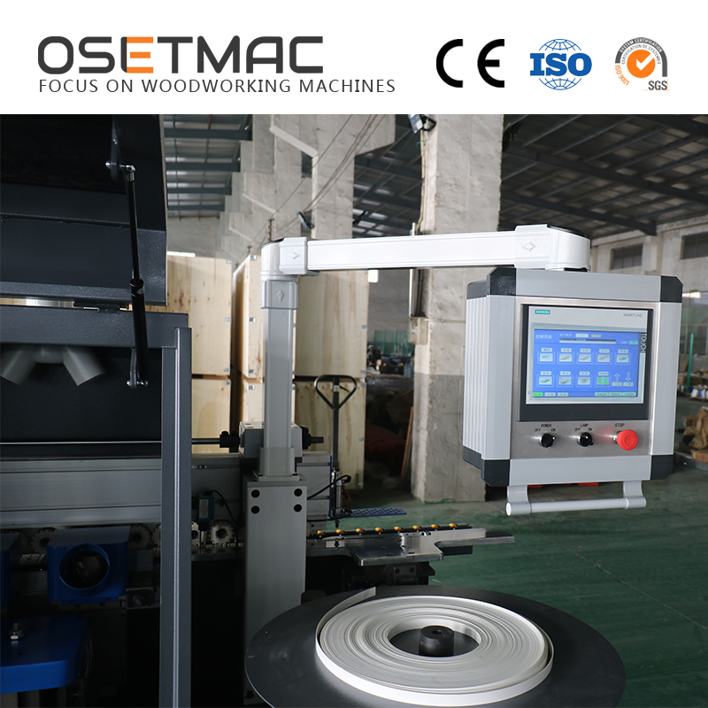SIEMENS Screen KDT Heavy OSETMAC SYS-568S Full Functions PVC Automatic Edging Machine