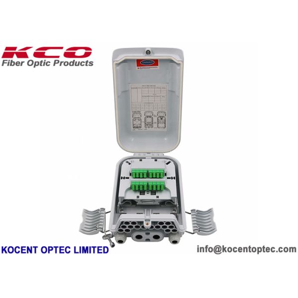 16 Ports FTTH Drop Cable Port Fiber Access Terminal Box with 16 Fibers Capacity