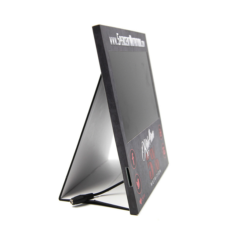 infrared sensor video shelf talker lcd display used in retails environment