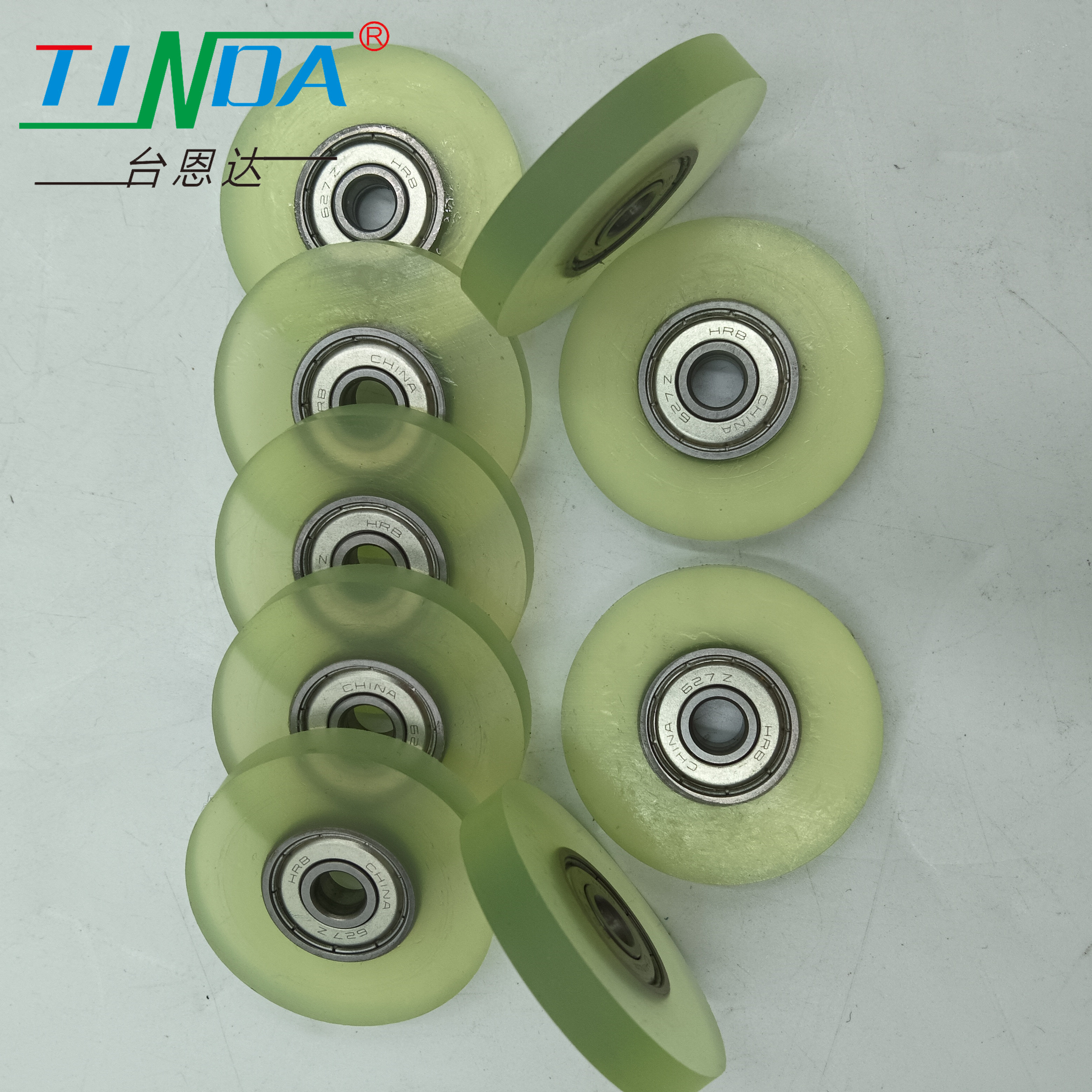 Extended Bearing Life Rubber-covered bearings made with nylon materials