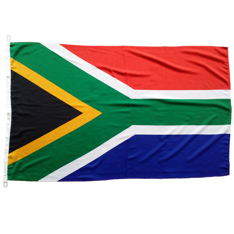 South Africa Flagolden national screen printed high quality