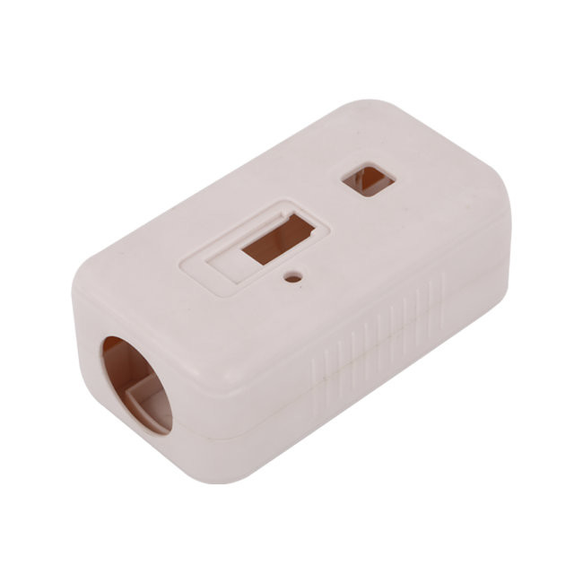 White PC Polycarbonate Bottom Precision Plastic Molding Parts Customized