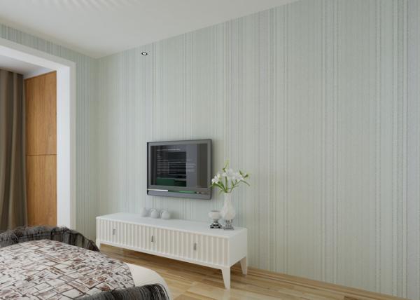 Simple Fashion Grey Modern Striped Wallpaper , Modern Self Adhesive Wallpaper