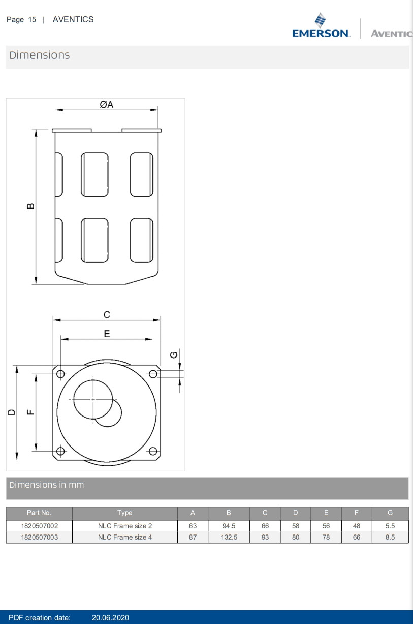AVENTICS Protective Guard Series NLC – 1820507002 For Universal Air Preparation Unit