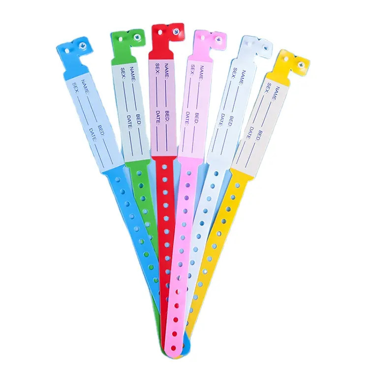 Medical Reusable Wristband Bracelets Infant Kids Hospital Patient