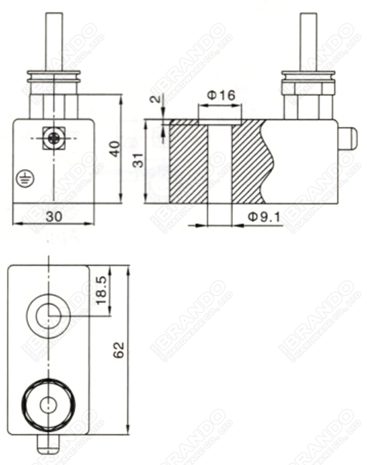 Ex-Proof Solenoid Valve Coil With Cable 24VDC 220VAC 3.8W 5.8VA