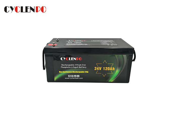 Deep Cycle 24V LiFePO4 Battery High Temperature Performance Low Pressure Resistance