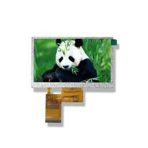 High Brightness 4.3 Inch LCD Display Full View 350 -1000cd/M2