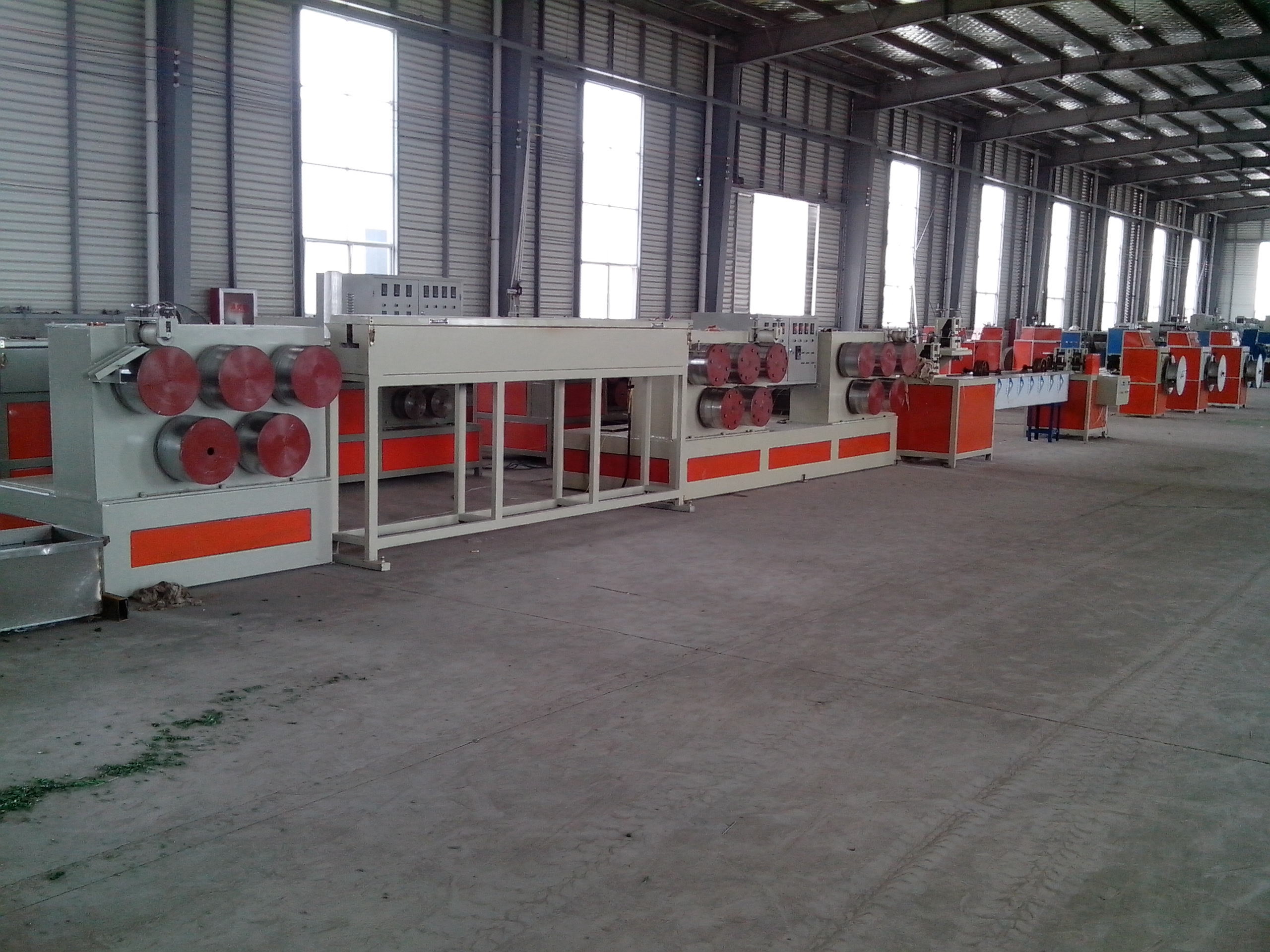 PET Strapping Band Machine for Box , PET Packing Belt Double Screw Production Line