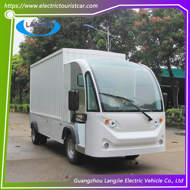 2 Seater 1200KG Small Electric Luggage Cart AC Motor 72V Electric Cargo Car For Airport
