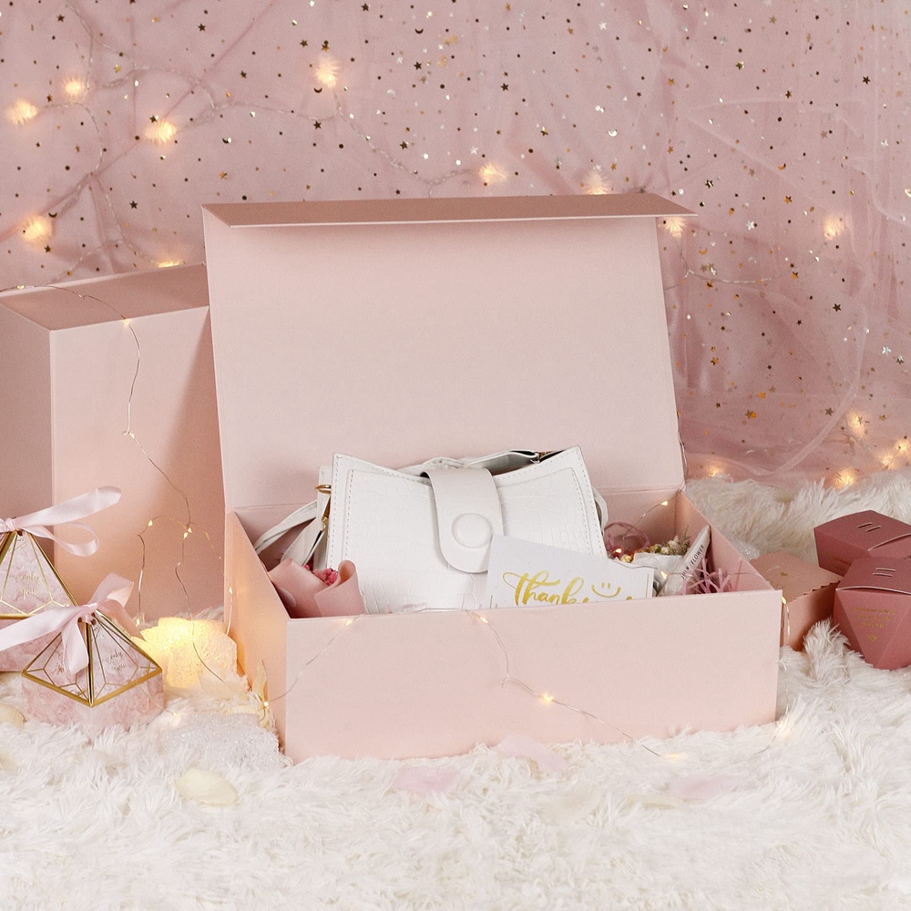 Folding Perfume Lipstick Cosmetics Bag Gift Packaging Magnetic Foldable Paper Box For Gift