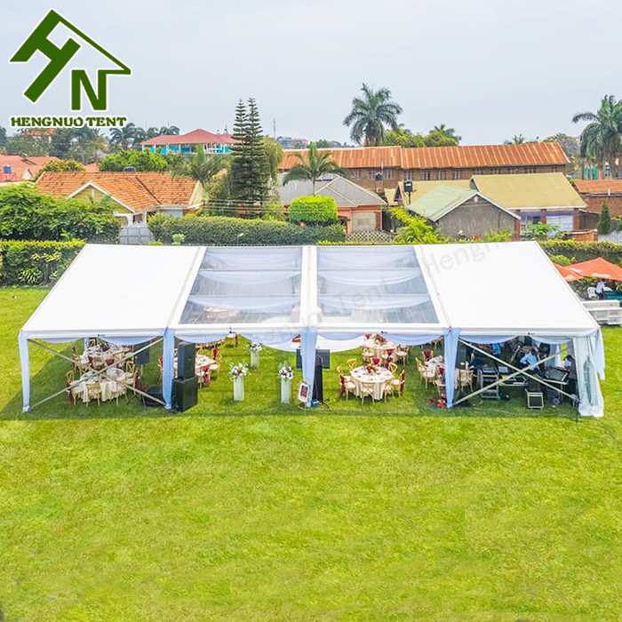 300 Seater Party Gala Party Tent Church PVC Walls Grassland Wedding Canopy