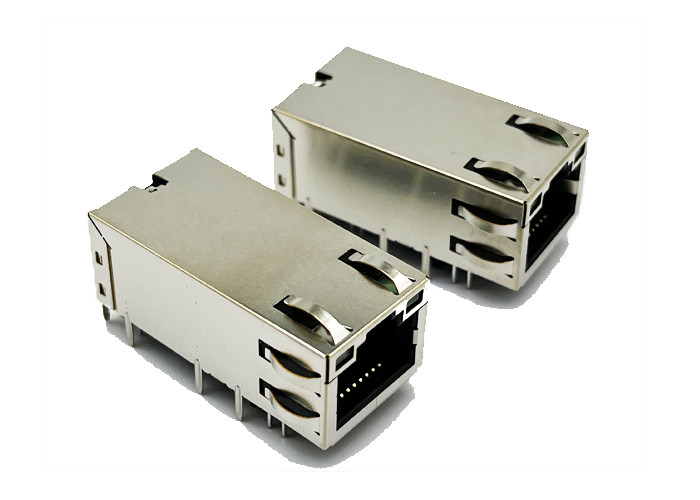 SMD 10G Integrated PoE RJ45 Connector Through Hole Termination JXT7-1123NL