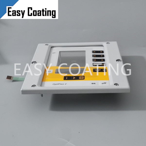 Electrostatic powder spraying equipment Optistar CG08 Front plate with foil keyboard 1009859
