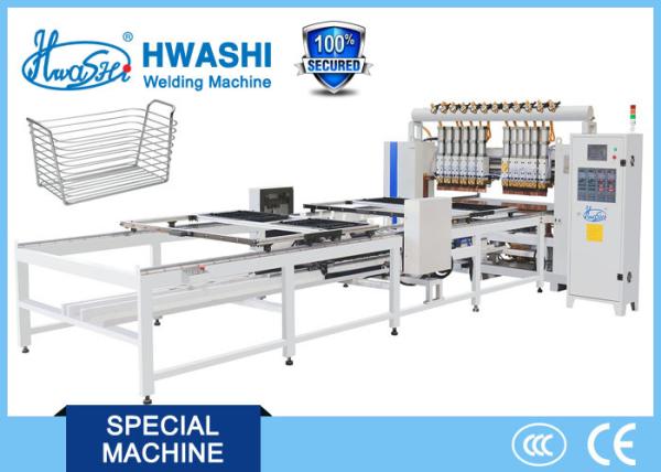 Hwashi Kitchen Wire Basket Welding Machine, Automatic Welded Wire Mesh Welding