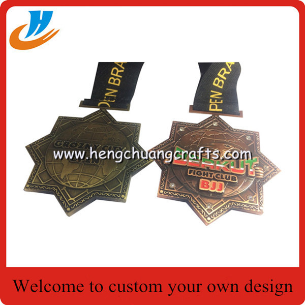 Soft enamel metal medals,high quality metal medals with custom your own logo