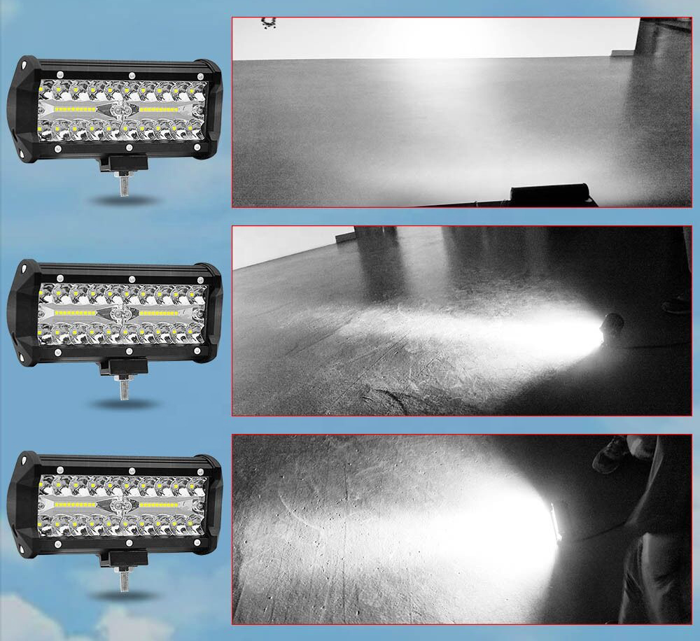 120W 40pcs Waterproof 6000lm Offroad LED Light Bars