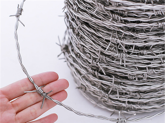 14 Gauge Hot Dipped Galvanized Barbed Wire For Building Farm Fence