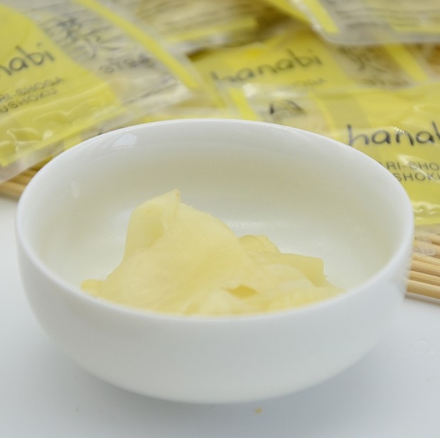 HACCP Takeaway Sliced 10g Pickled Sushi Ginger In Sweet Vinegar