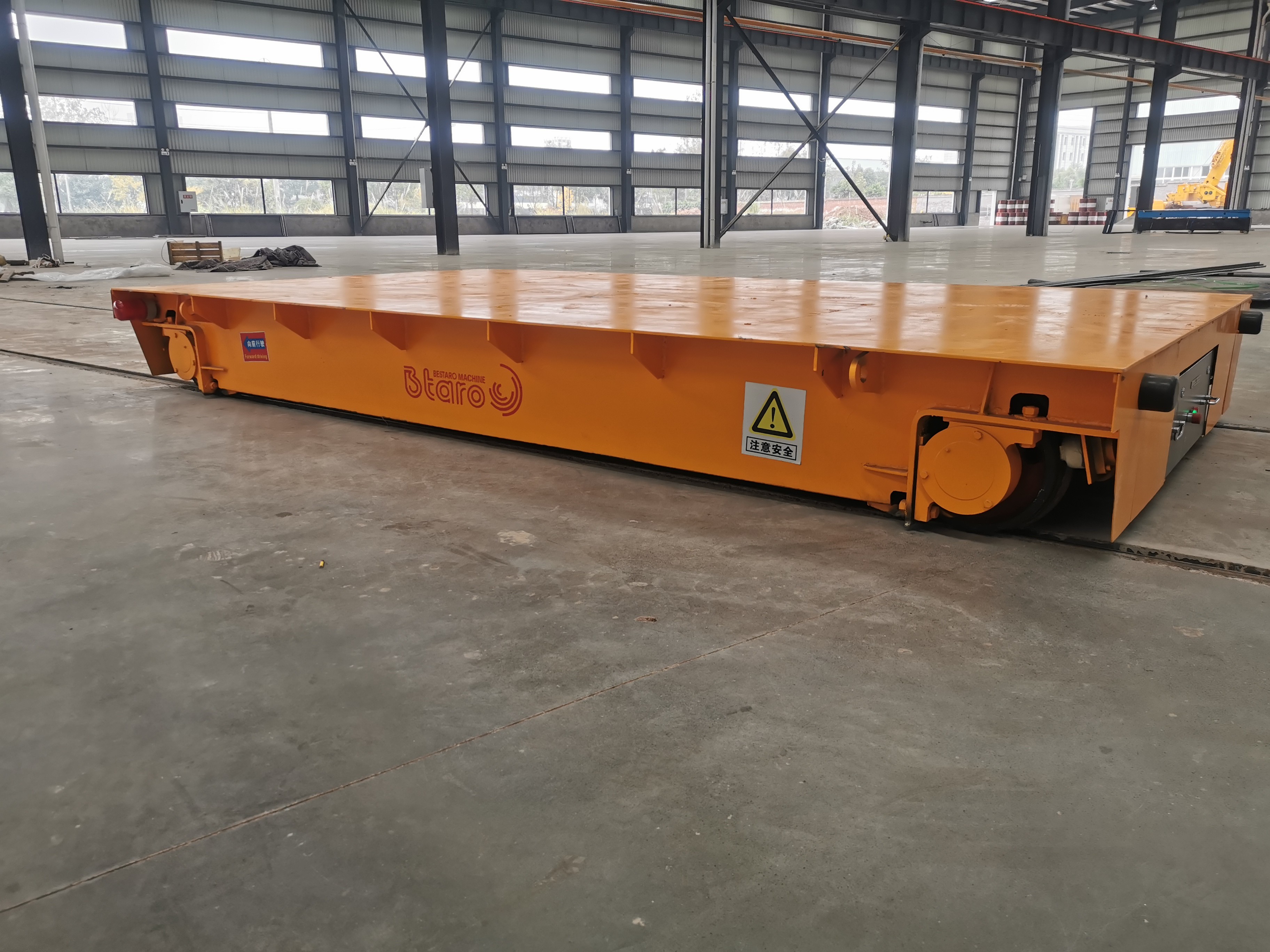 10 Ton 20 Ton Electric Transfer Cart Railless Heavy Duty Transporter