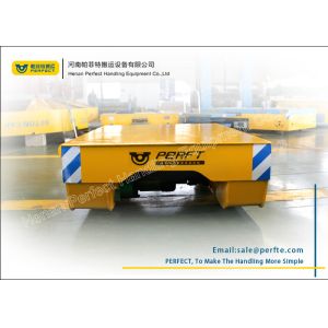 Metallurgy Apply Coil Transfer Trolley Armored Line Powered Railway Tractor on
