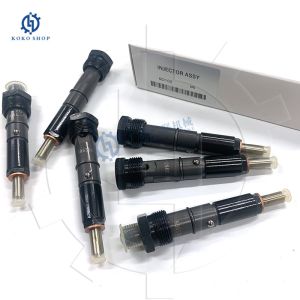 6D102 Engine Injector Assy 6738-11-3100 Engine Diesel Fuel Injector For PC200-7 PC220-7 Excavator