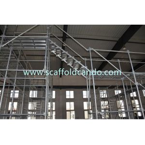 Stable and high loading capacity galvanized scaffold stair case 550*2370mm 8