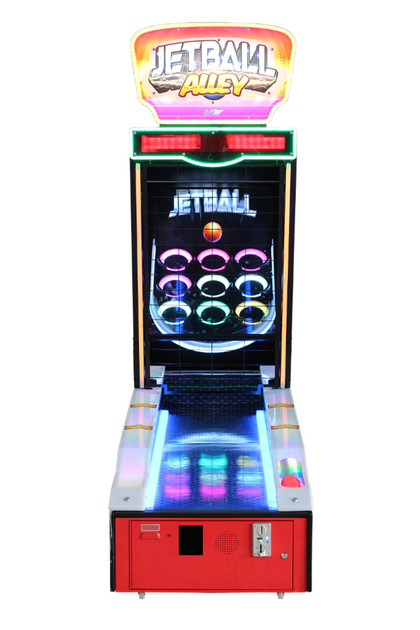 1 Player Ticket Redemption Game Machine Jet Ball Alley With Video Display