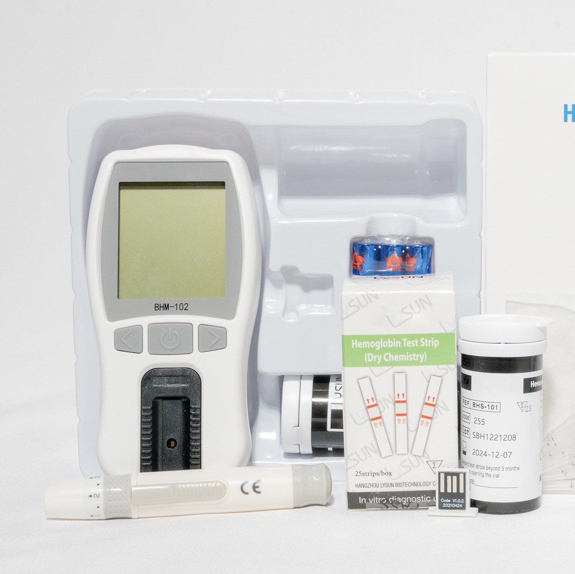 CE Hemoglobin Tester Hemoglobin And Hematocrit Machine 800 Records