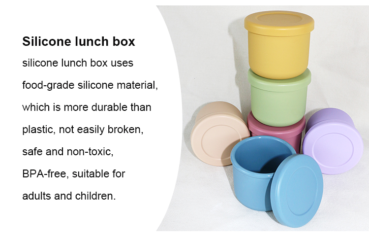 Multi Functional Silicone Bowl Set , Silicone Containers With Lids BSCI CE Certified