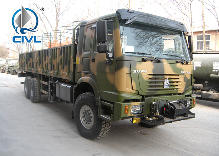 371HP Heavy Cargo Truck SINOTRUK 6x6 All Wheel Drive Cargo Truck heavy duty trucks EUROII/III