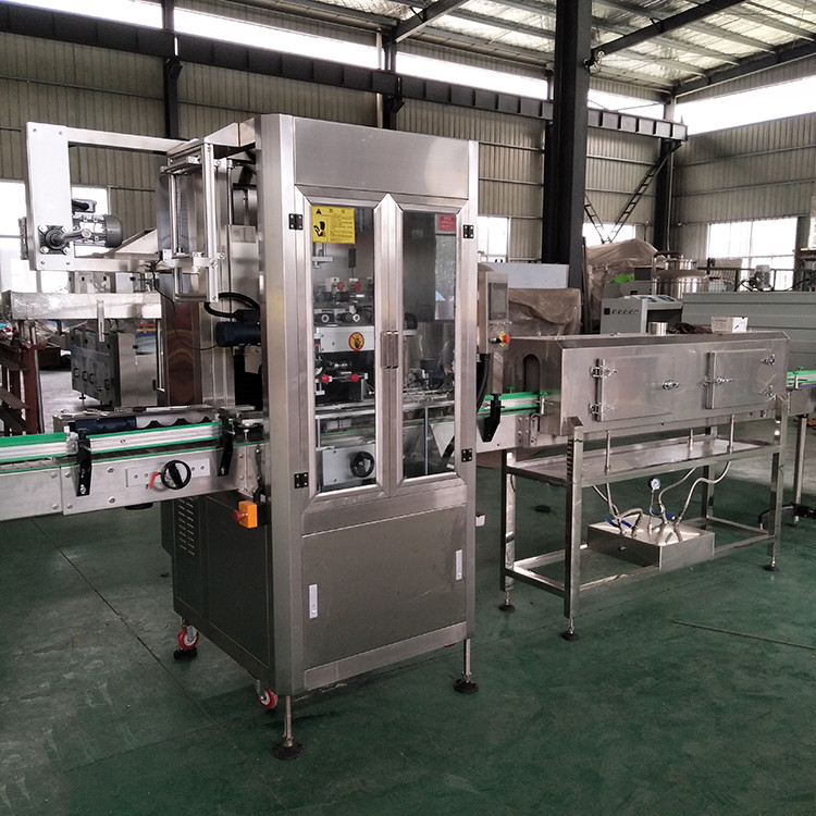 Automatic PLC Control 1.3kw Sleeve Labeling Machine Electric Driven
