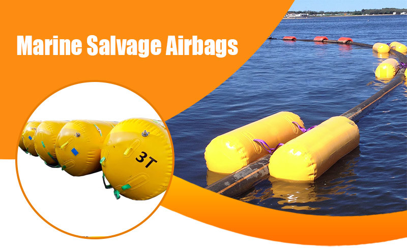Heavy Duty Marine Salvage Air Bags High Tensile Rubber 1.5m - 3.0m Diameter