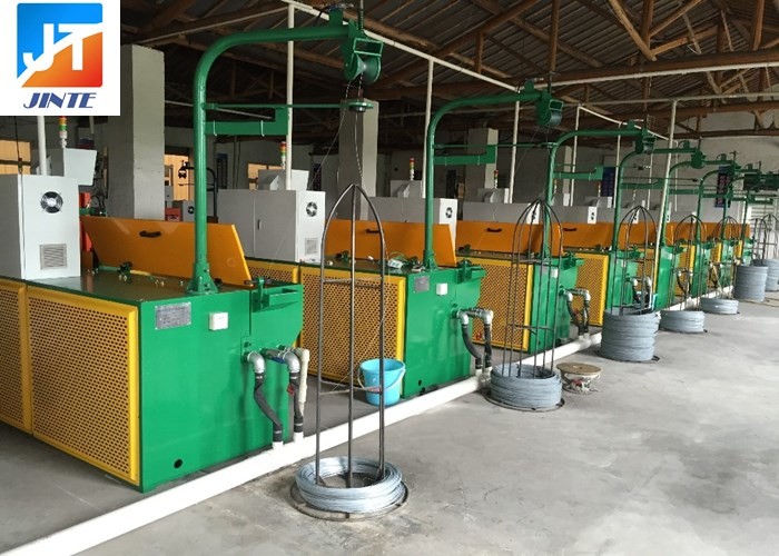 2.5mm 34KW Annealed Black Wire Drawing Line With Winder Spooler