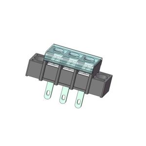 D Type 7.62 Terminal Block Connector 1*3P Without Fix Hole&W/T CAP H=14.7 PA66