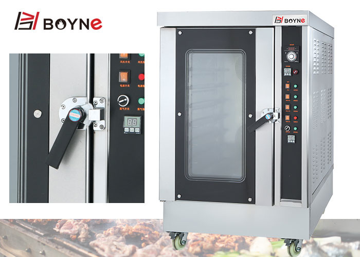 Ten Trays Commercial Stainless Steel Convection Bakery Oven With Strong Wheel