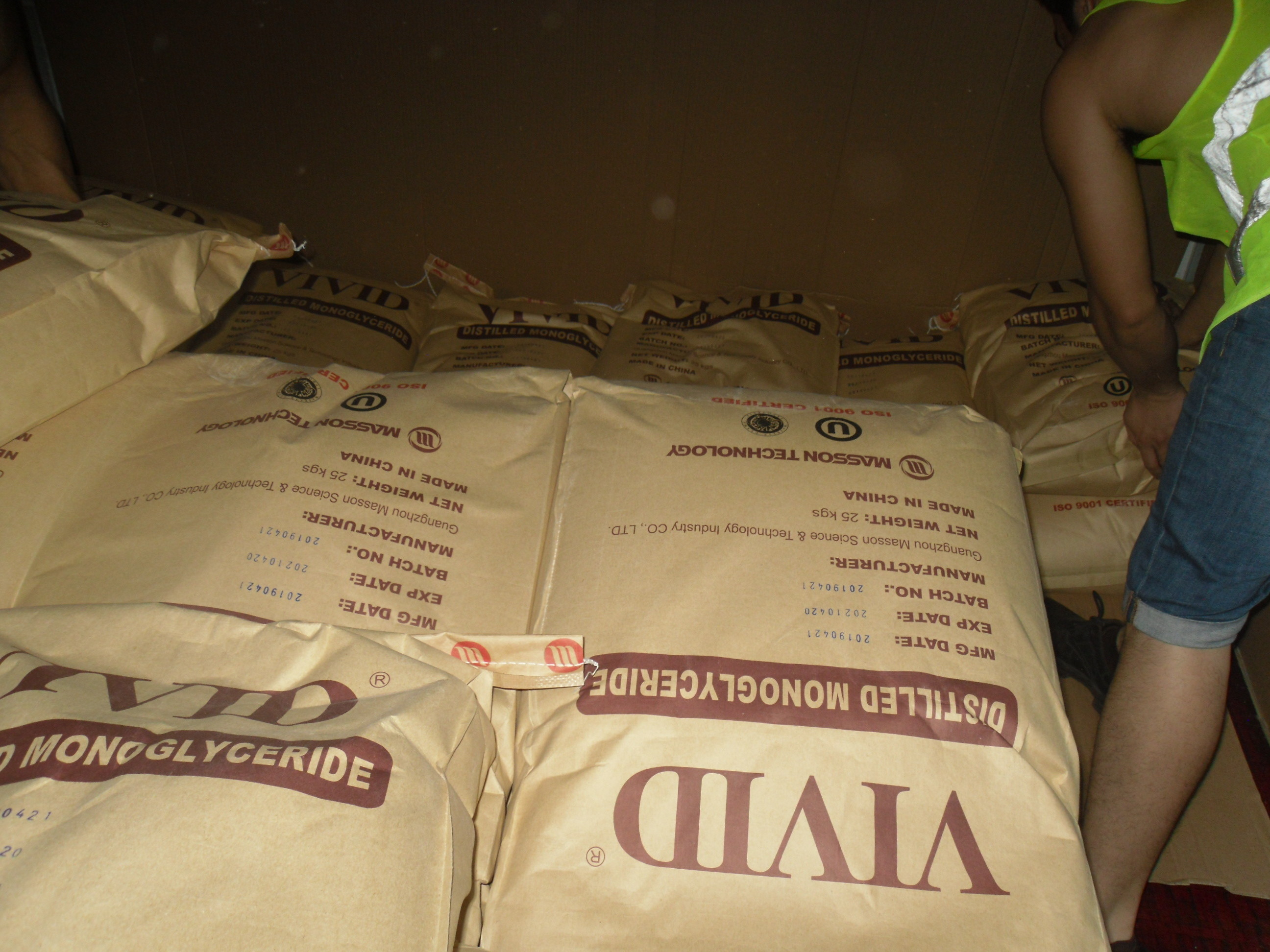 Bakery Additives Glycerol Monostearate E471 GMS 90 Halal Distilled Monoglyceride DMG Powder E471