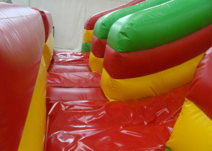 Spiderman Theme Commercial Inflatable Water Slides 8 X 5 X 7m Enviroment - Friendly