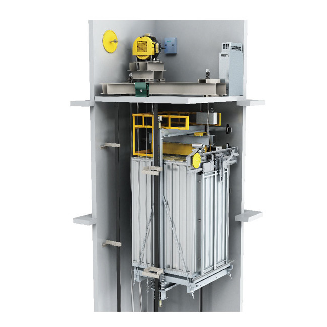 630kg 800mm Passenger Elevator Stainless Steel Lifts For Homes 1m To 1.75m/S