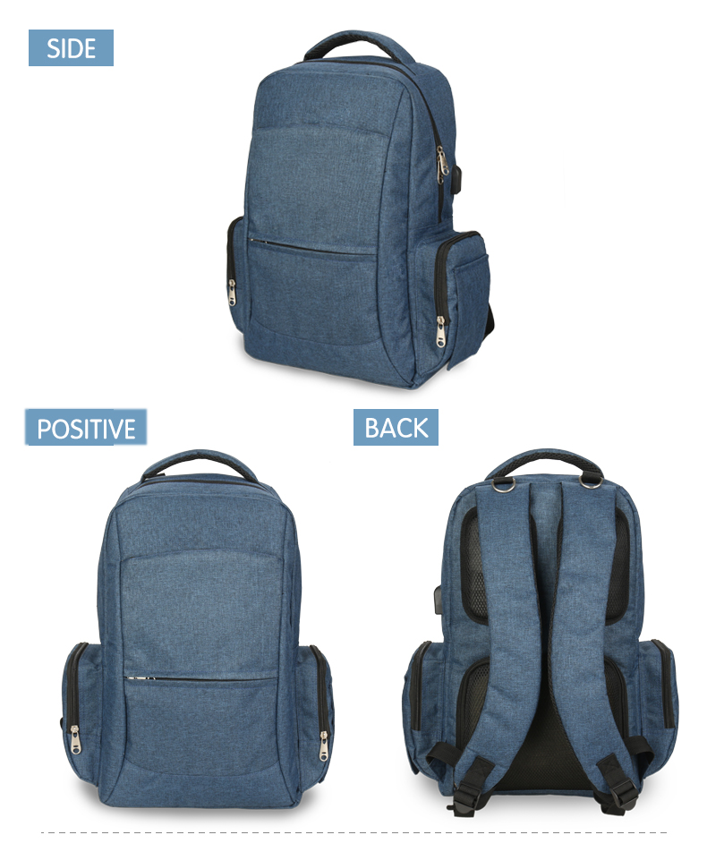 Oxford Diaper Travel Pouch Bag Backpack With Usb Charging Port 0.9kg