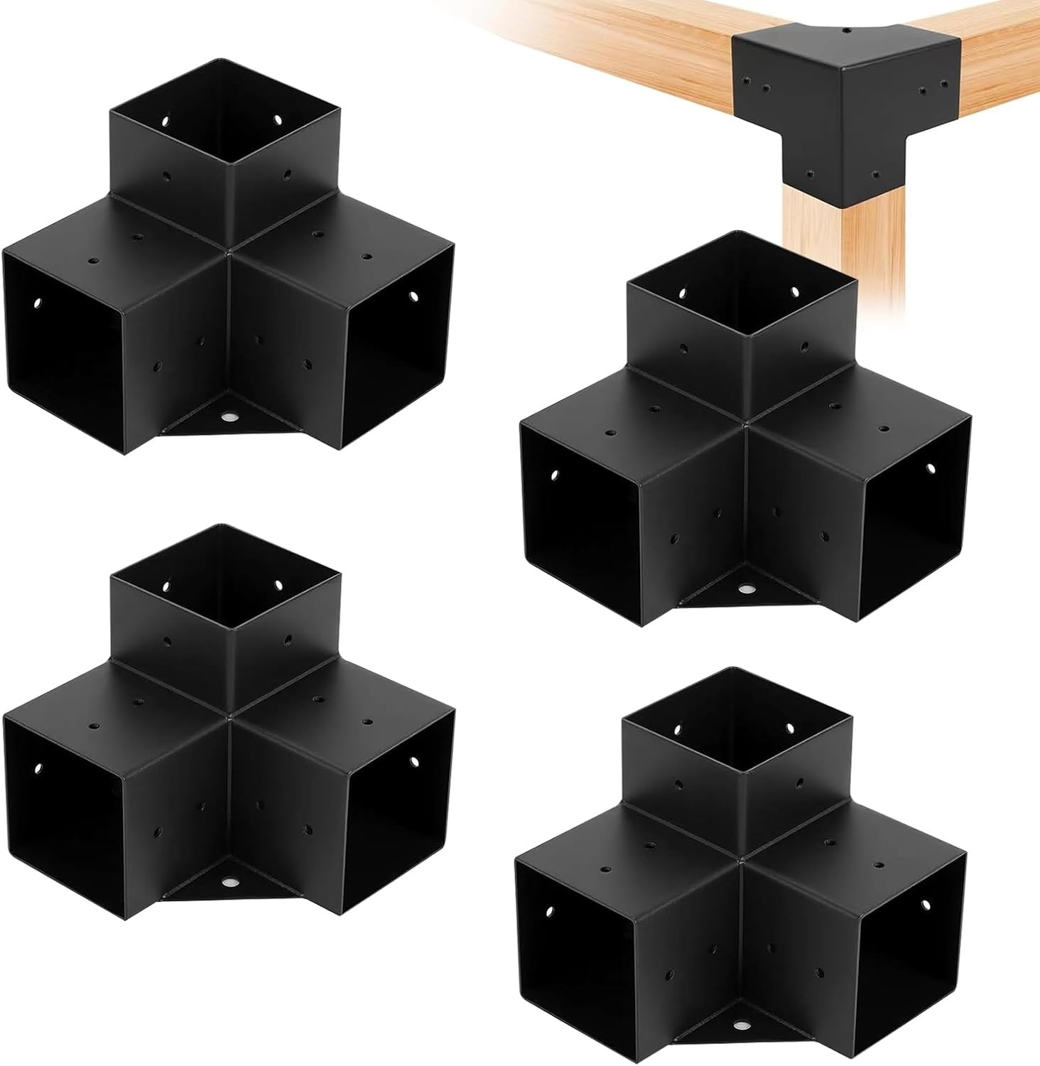 Adjustable Steel pergola steel brackets for Weather Resistance