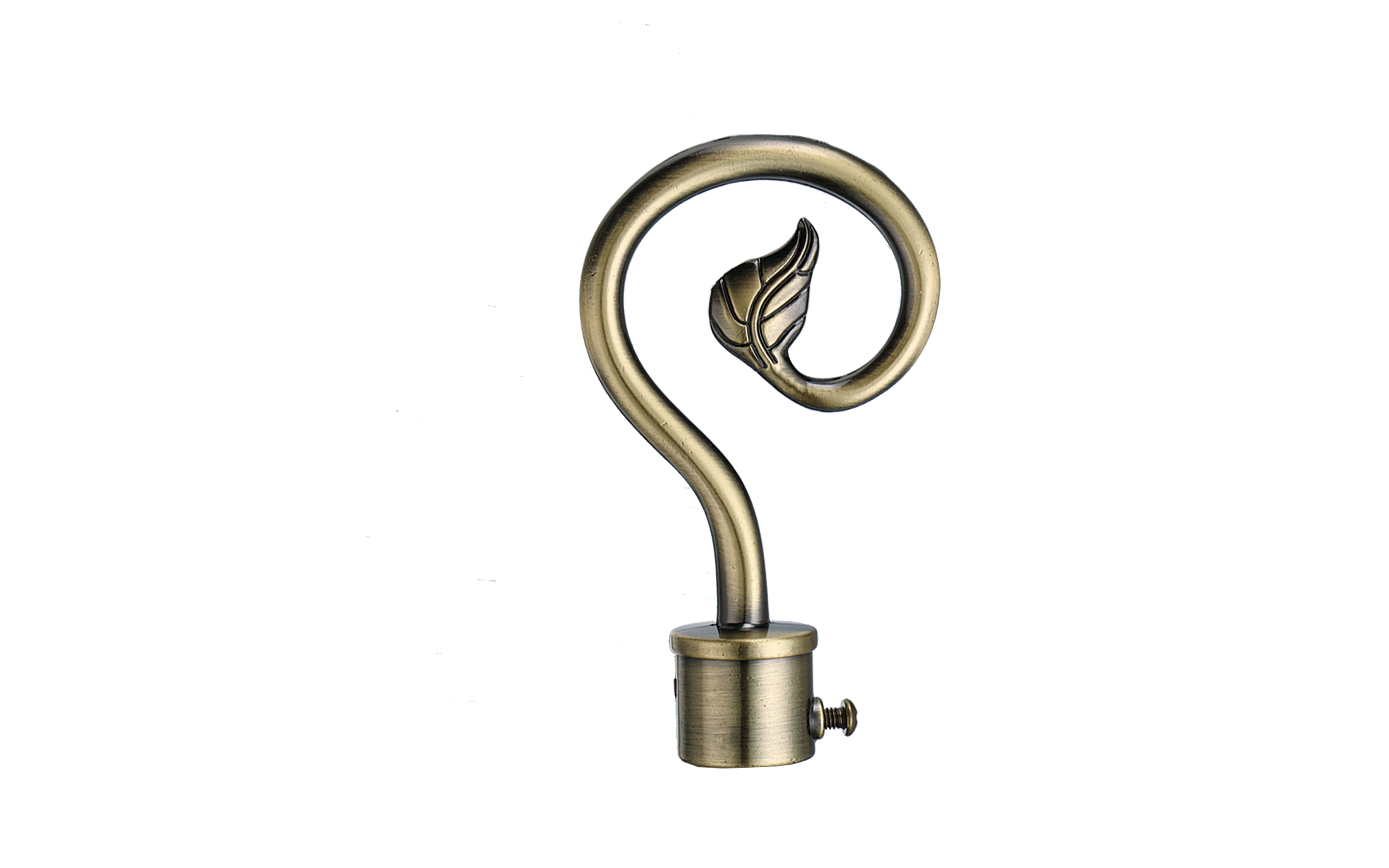 Factory direct wholesale new design golden crystal diamond metal curtain finials curtain rod accessories