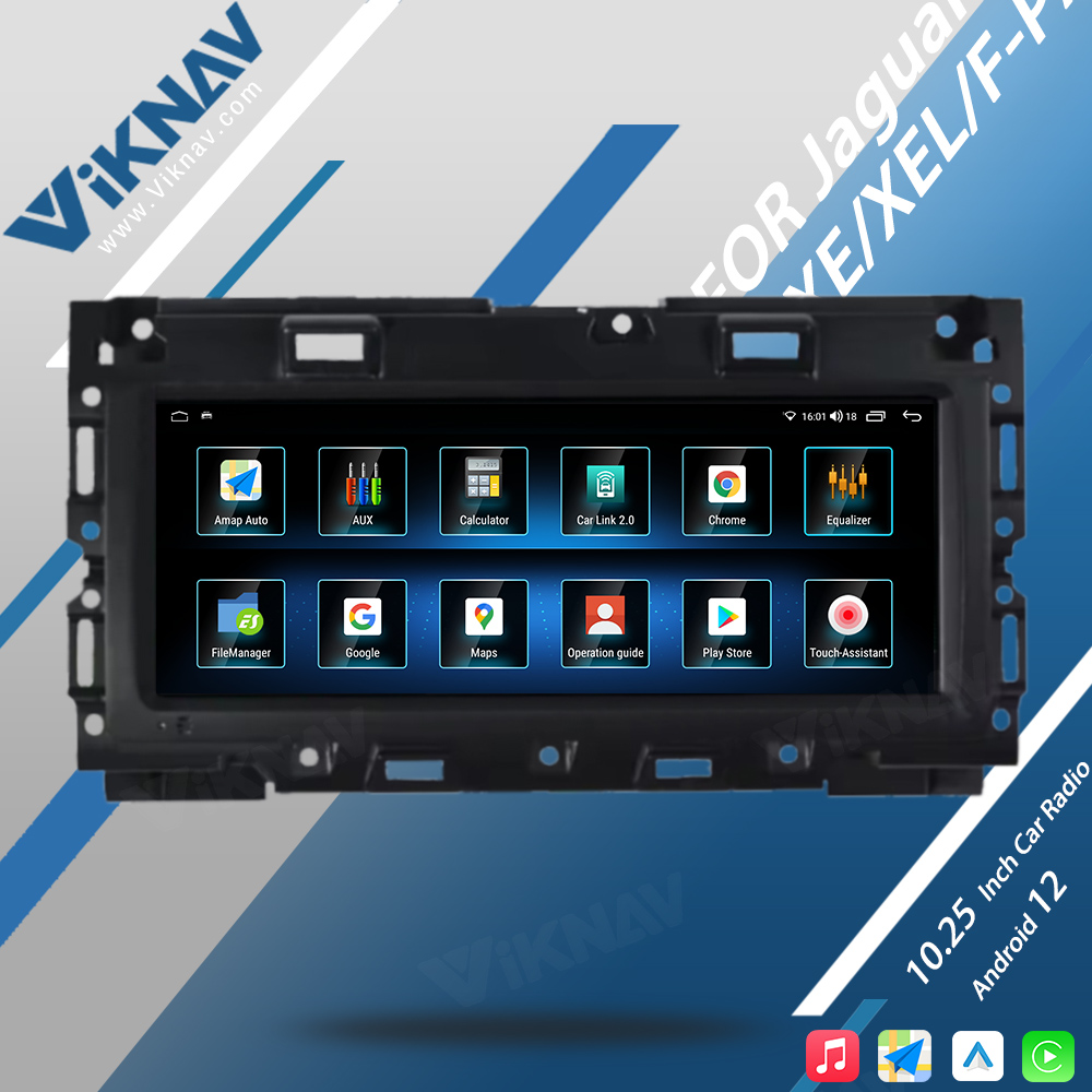 Wirless Android Car Stereo Radio 10.25 Inch For Jaguar F-PACE 2016-2019 Multimedia Player