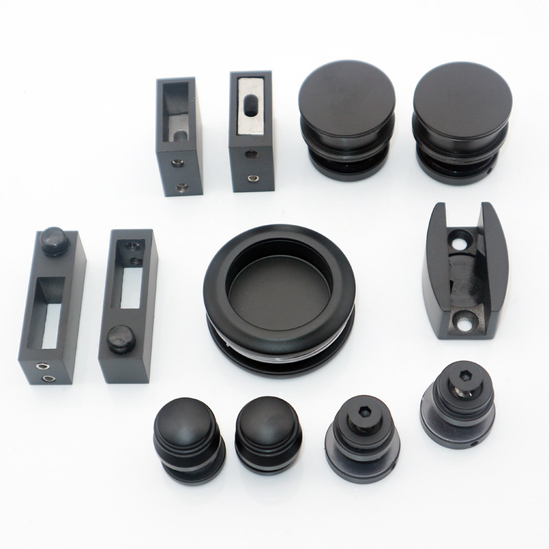 8-12MM Clear Color Sliding Shower Door Hardware with SS304 Tempered Glass Accessories