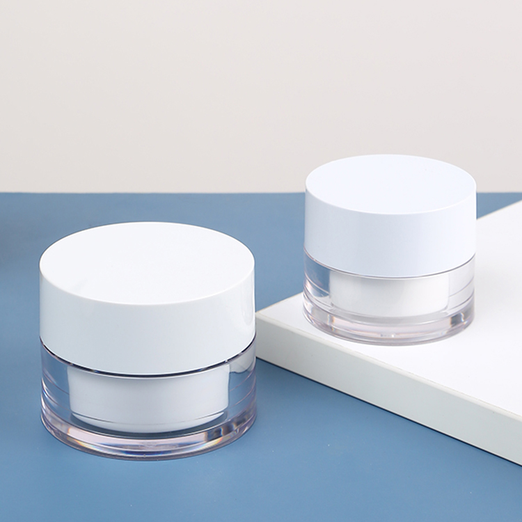 5g 10g 15g Small Eco Friendly Beauty Cream Jars for Empty Body Butter PP Container Plastic Soft Touch Cosmetic Jar Skin Care