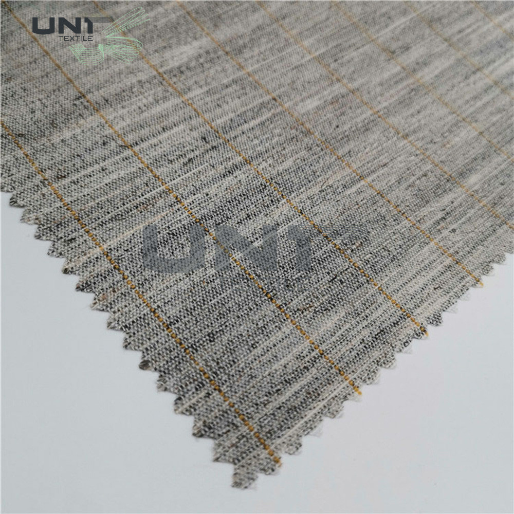 Elasticity Heavy Weight Fusible Interlining / Canvas Fabric For Men Suit , Uniform