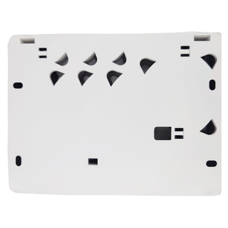 SC Connector 4 Cores Plastic Fiber Optic Faceplate Socket Panel for FTTH Networks 5