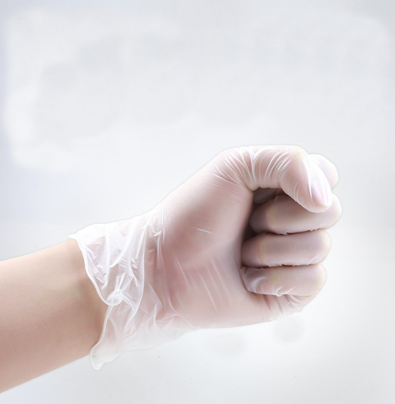 Disposable Powder Free Clear Latex Food Service Gloves For Food Processing