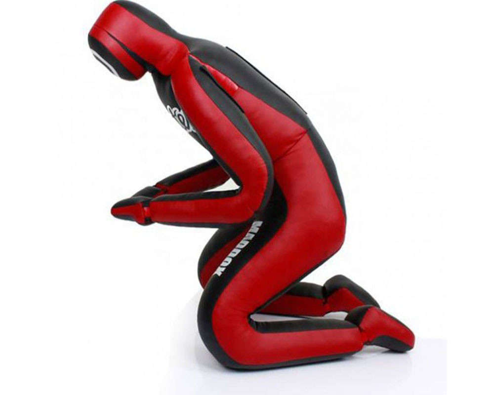 Red Black Boxing Exercise Equipment Mma Fighting Dummy With Hand And Leg