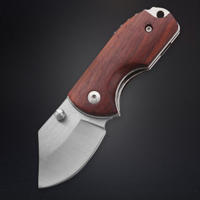 Stainless Camping Tactical Hunting Knife With Pin CNC Assembly